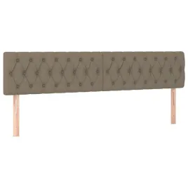 zaglowki-do-lozka-2-szt-taupe-100x7x78-88-cm-tkanina