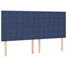 zaglowki-do-lozka-4-szt-niebieskie-100x5x78-88-cm-tkanina