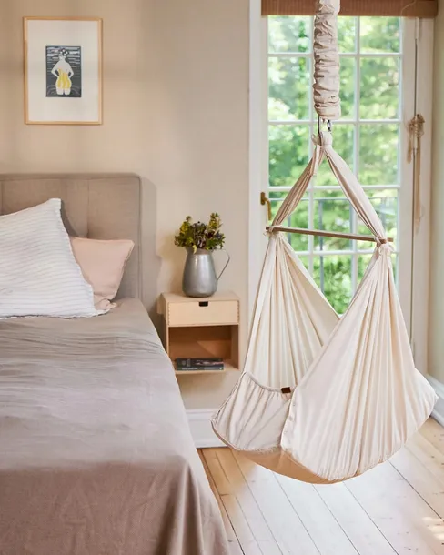 hamak-hustawka-dla-dzieci-basic-bezowy-waga-dziecka-0-9-kg