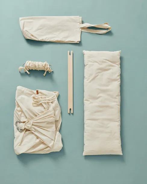 hamak-hustawka-dla-dzieci-basic-bezowy-marka-bez-marki