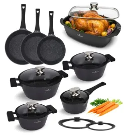 zwieger-black-stone-3-garnki-rondel-3patelnie-brytfanna-lavena-pokrywki