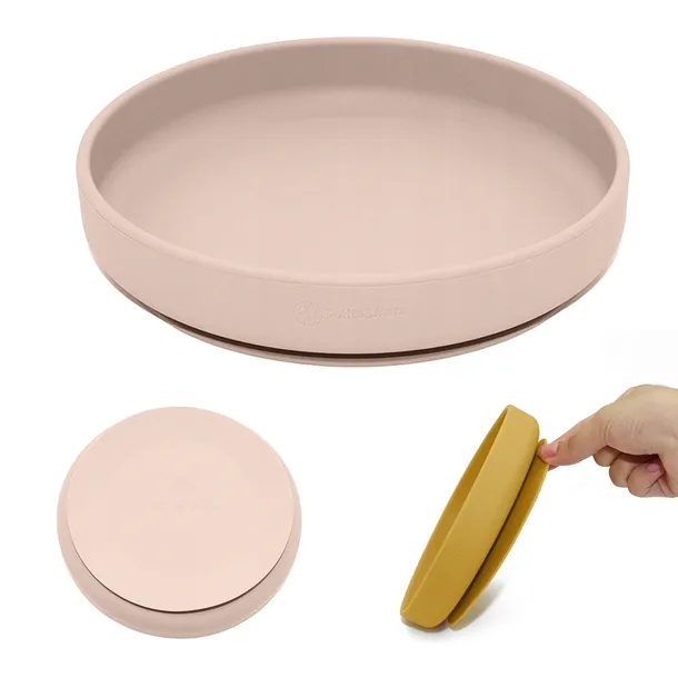 talerzyk-petiteandmars-brazowy-silikon-marka-petiteandmars