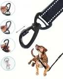 smycz-dla-psa-bungee-pas-samochodowy-elastyczna-zielona-z-amortyzatorem-2m-szerokosc-produktu-2-5-cm