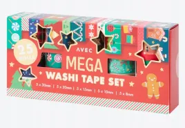 avec-tasma-dekoracyjna-washi-wzory-swiateczne-zestaw-25-szt