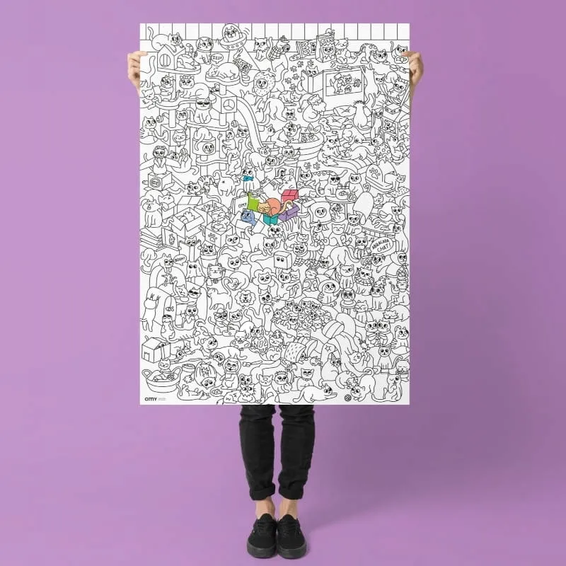 kolorowanka-100x70-omy-kitty-rodzaj-kolorowanka-klasyczna