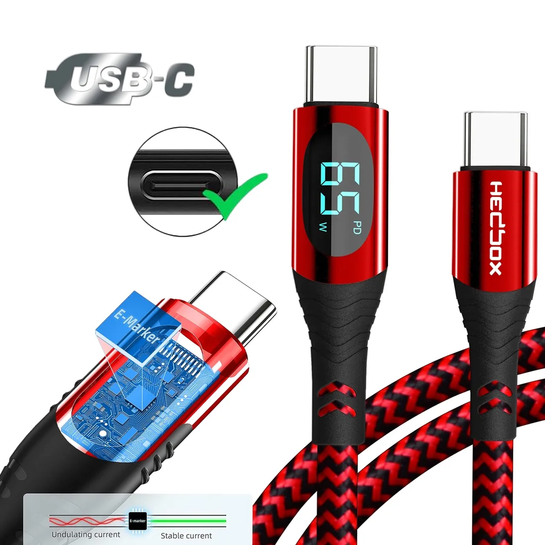 kabel-hedbox-usb-typ-c-usb-typ-c-12-m-czerwony