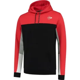 bluza-meska-dunlop-essentials-hooded-sweat-men-dark-red-black-m