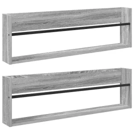 regal-na-gazety-z-polka-2-szt-szary-sonoma-100-x-12-x-30-cm