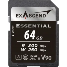 karta-pamieci-exascend-essential-uhs-ii-v90-64gb-300-260-mb-s