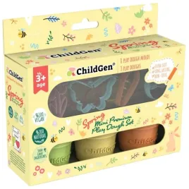 childgen-zestaw-kreatywny-z-foremkami-wiosna-100percent-naturalna-ciastolina