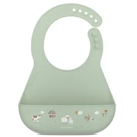 mepal-sliniak-silikonowy-z-kieszonka-mio-little-farm