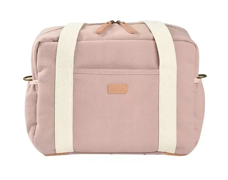 beaba-torba-dla-mamy-paris-dusty-pink-wzor-dominujacy-bez-wzoru