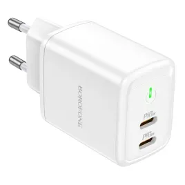 borofone-ladowarka-sieciowa-bn9-reacher-2xtyp-c-qc-3-0-pd-35w-biala