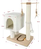 drapak-jasnobezowy-dla-kota-64-cm-legowisko-3-poziomy-zabawka-na-slupku-liczba-poziomow-3