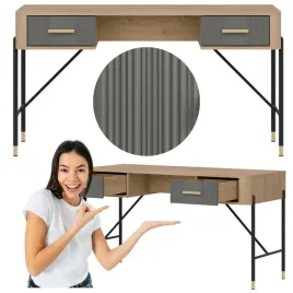 biurko-z-szufladami-stolik-do-pokoju-140-cm-dab-szary-zloty-dante-dt23