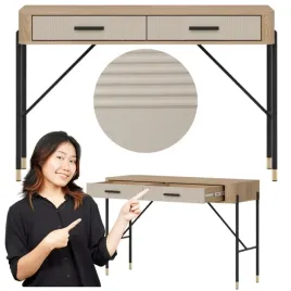 toaletka-z-szufladami-biurko-stolik-120-cm-dab-kaszmir-czarny-dante-dt19