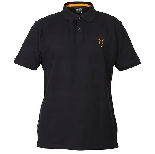 koszulka-fox-collection-black-orange-polo-shirt-s-rekaw-krotki-rekaw