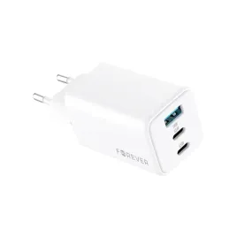 forever-ladowarka-sieciowa-gan-pd-qc-tc-08-65acc-2x-usb-c-1x-usb-65w-biala