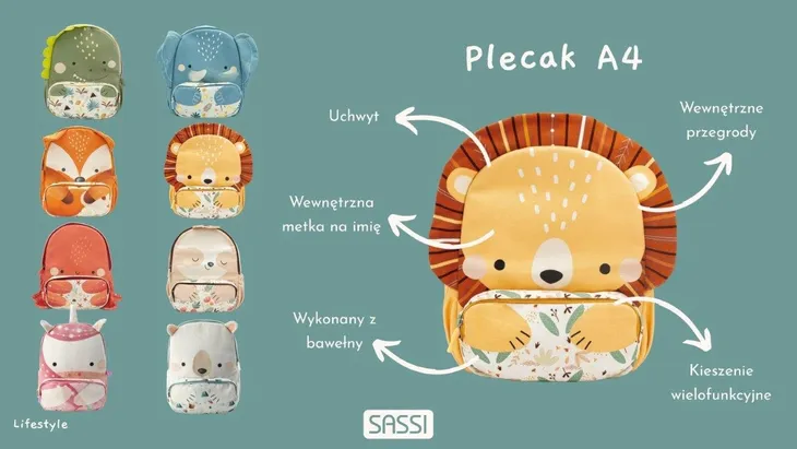 plecak-dla-dzieci-a4-slonik-sassi-waga-z-opakowaniem-0-15-kg