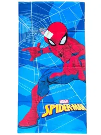 recznik-plazowy-70x140-spiderman-niebieski-bawelniany-320g-m2