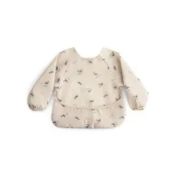 sliniak-mushie-fartuszek-odcienie-brazu-i-bezu-1-szt