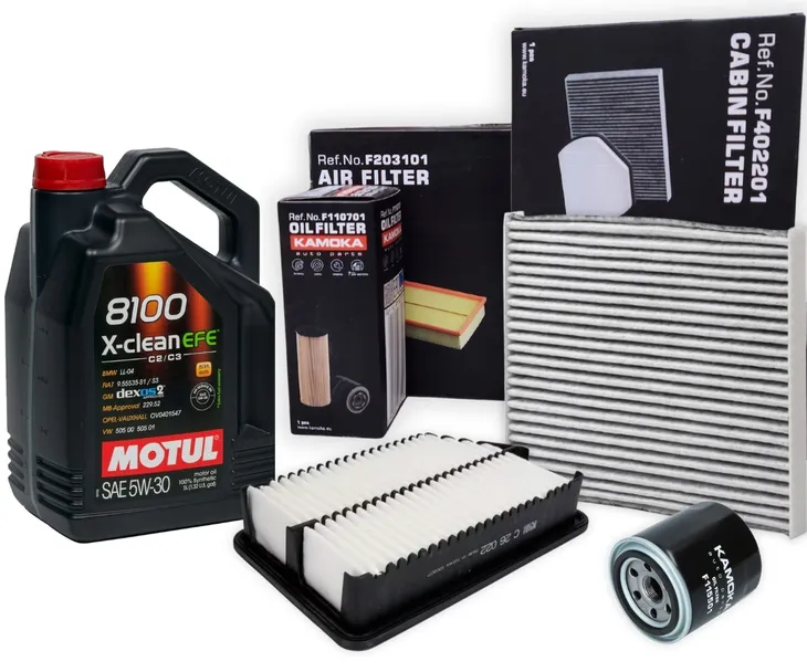 OLEJ 5W30 5L MOTUL ZESTAW FILTRÓW HYUNDAI IX35 KIA SPORTAGE III 1.6 2.0
