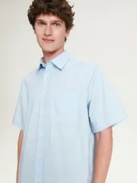 blekitna-meska-koszula-z-krotkim-rekawem-reserved-m