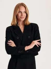 czarna-krotka-marynarka-reserved-xs