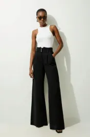 czarne-bawelniane-spodnie-jeansowe-z-szerokimi-nogawkami-karen-millen-s