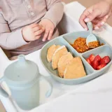 talerzyk-b-box-zielony-silikon-material-wykonania-silikon