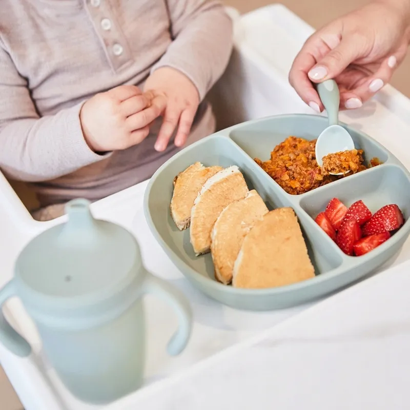 talerzyk-b-box-zielony-silikon-material-wykonania-silikon