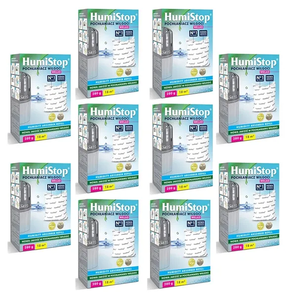 HUMISTOP wkłady do POCHŁANIACZA WILGOCI x 10 szt