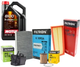 motul-x-clean-efe-5w30-olej-5l-zestaw-filtrow-citroen-c2-c3-c4-1-6hdi