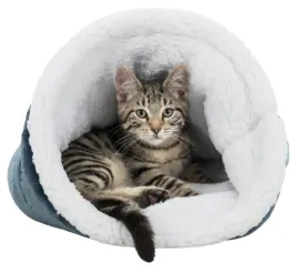 domek-dla-kota-trixie-niebieski-okragly-60-cm-x-40-cm-x-60-cm