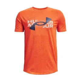 under-armour-t-shirt-dzieciecy-pomaranczowy-poliester-rozmiar-xl