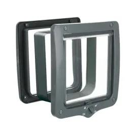 trixie-szare-drzwiczki-wahadlowe-xxl-z-tunelem-4-way-dla-kota