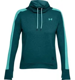 bluza-under-armour-featherweight-fleece-funnel-green-s