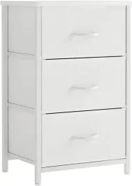 caiyun-szafka-nocna-komoda-z-3-tekstylnymi-szufladami-biala