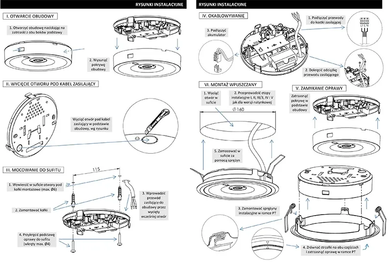 plafon-okragly-intelight-czarny