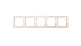 ramka-pieciokrotna-hager-bezowy