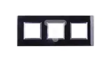 ramka-potrojna-kos-elektro-system-czarny