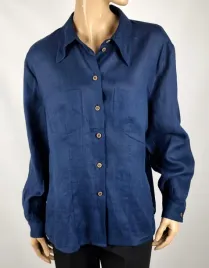 koszula-lniana-len-niebieska-42-xl