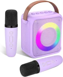 maszyna-do-karaoke-dla-dzieci-glosnik-2-mikrofony-fioletowy-k8