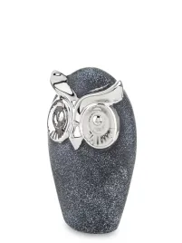 figura-sowa-czarna-srebrna-ceramika-dekoracja