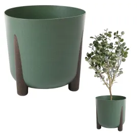 doniczka-na-nozkach-donica-29cm-zielony-h28-cm-wklad-oslonka