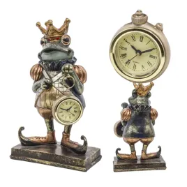 zaba-z-zegarkiem-24x15-cm-figurka-rzezba-zegar-stojacy-kominkowy-ozdobny