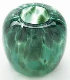 wazon-na-kwiaty-szklany-dekoracja-elegancki-do-pokoju-zielony-19-cm-waga-z-opakowaniem-1-3-kg