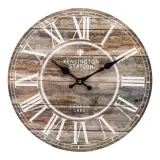 zegar-scienny-artpol-brazowy-34cm