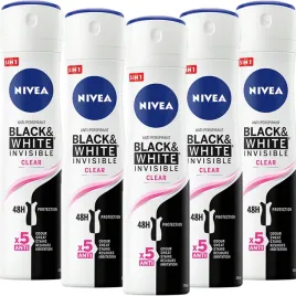 nivea-woman-dezodorant-invisible-spray-5x150ml