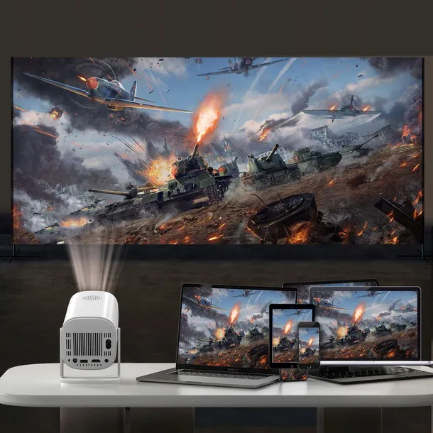 projektor-led-p30-bialy-4k-funkcje-korekcja-znieksztalcen-lupa-odtwarzanie-filmow-z-usb-wirtualna-mysz